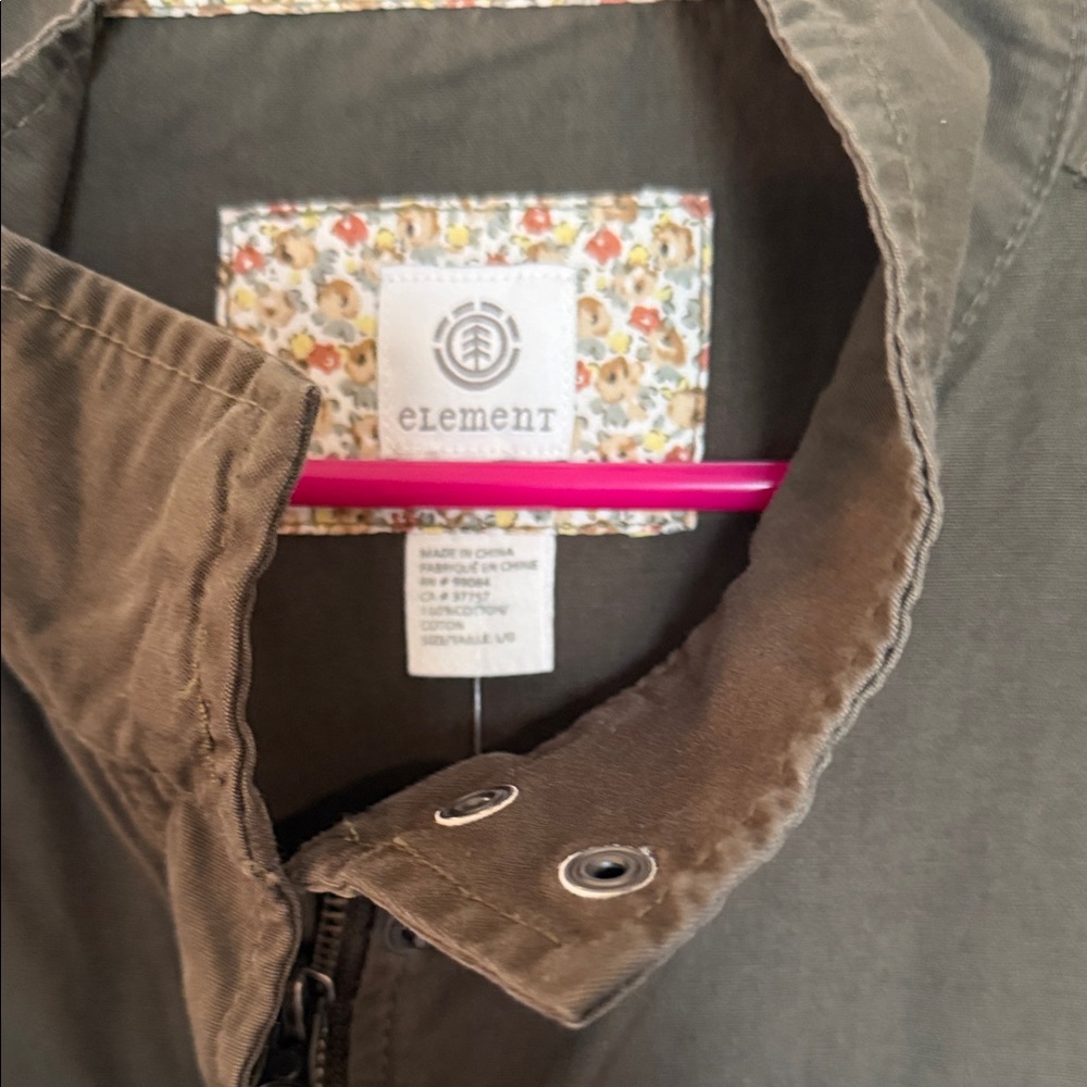 Element Olive Utility Jacket NWT - image 2